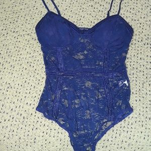 Royal blue lingerie wear